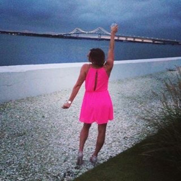 Pink Slit-Back Mini Dress - LuLu’s - Picture 3 of 5